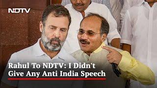 Will Speak In Parliament If They Let Me Rahul Gandhi To NDTV