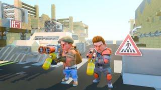 ВОЙНА В ГОРОДЕ РЕЙДЕРЫ НАПАЛИ НА ГОРОД В ПУСТЫНЕ В СКРАП МЕХАНИК SCRAP MECHANIC ВОЙНА