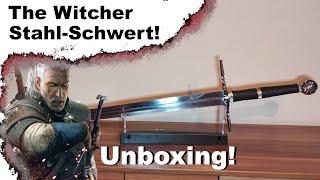 UNBOXING The Witcher Stahl-Schwert ️ Einfach nur grins ^^ Deutsch