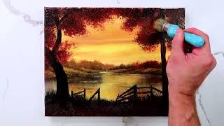 Gateway to Paradise  Landscape Painting  Easy for Beginners