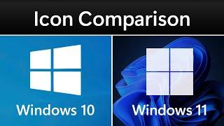 Windows 11 Icons vs Windows 10 Icons