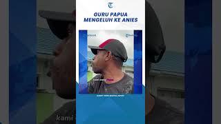 Pemuda Papua Mengeluh ke Anies Kritik Cara Militer Prabowo #shorts