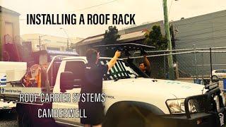 I just installed a Rino Rack roof rack to my Nissan Patrol Ute