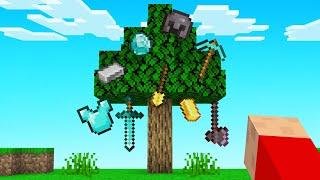 Minecraft But OP ITEMS Grow ON TREES