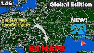 ETS2 1.46 - Final Biggest Mega Map Combo EVER