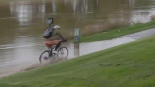 Flooded Bike Paths In Melbourne  Bicycle Vlog