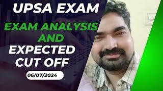 UPSA Exam Analysis & Expected Cut Off  Sreeram Bhasis