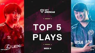 TOP 5 PLAYS  Week 4  VCT Americas Stage 2