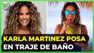 Karla Martínez POSA en TRAJE DE BAÑO en las playas de República Dominicana