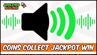 Coins Collect Jackpot Win - Sound Effect For Editing