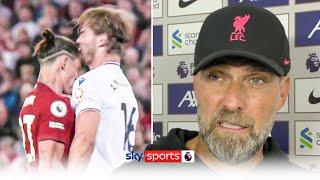 Thats not how he should behave  Jürgen Klopp reacts to Darwin Nunezs red card