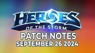 Patchnotes Insanity Is this the best HOTS Patch of 2024? HasuObs reviews PTR Notes