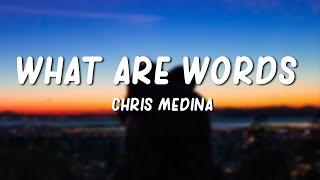 What Are Words - Chris Medina Lyrics