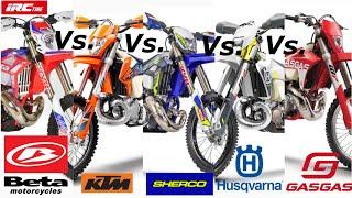 Hard Enduro Bike Comparison Beta Vs. Sherco Vs. GasGas Vs. KTM Vs. Husqvarna