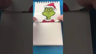 Grinch Surprise Fold Short #shorts #artlandhowtodraw #howtodraw #art #grinch