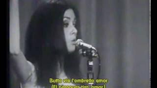 La pioggia en vivo en 1969 - Subtitulada en español - Gigliola Cinquetti