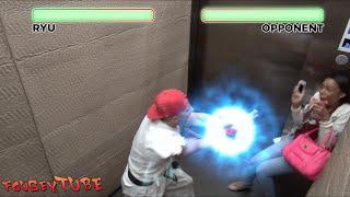 STREET FIGHTER ELEVATOR PRANK