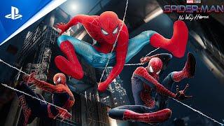 Spider-Man PC - Spider-Verse Co-op Gameplay  No Way Home Mods Concept