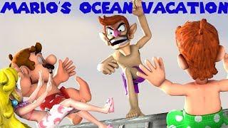 Marios Ocean Vacation Mario Animation