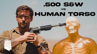 The Most Powerful Handgun Round Vs Human