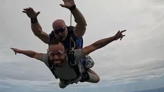 David and friends enjoy a skydive