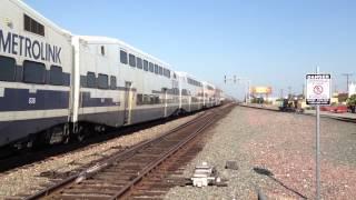 MetroLink Express Train through Commerce CA