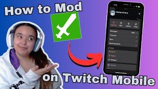 How To Mod On Twitch Mobile in 2023 Twitch Mod Tutorial
