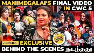 Manimegalais One Last Happy Moments in CWC 5 - Unseen Video ️ Hey Mani எங்க பாதியில போற 