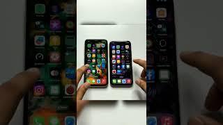 iphone 11 vs iphone xs battery test  #youtubeshorts#viral#games#iphone#ios#battery#trendingshorts