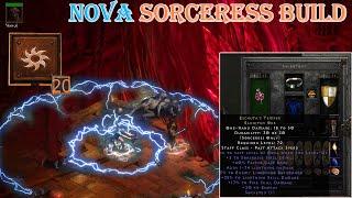 Diablo II Resurrected - Nova Sorceress 200% Faster Cast Rate Build is The Best Farming