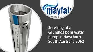 Grundfos bore pump service and repair in Hawthorn South Australia 5062 by Mayfair Plumbing and Pumps