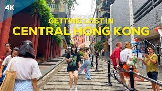 Getting Lost in CENTRAL HONG KONG 4K