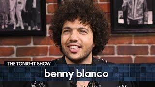 benny blanco and Jimmy Fallon Eat a Steak Dinner Talk Cooking for SZA and Cuddling with Ed Sheeran