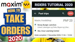 Maxim Rider Tutorial  How to Take Orders STEP BY STEP GUIDE 2020