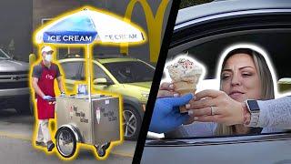 Setting Up an Ice Cream Stand at McDonalds Cause Theirs is Broken