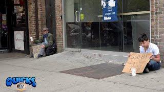 The Homeless Child VS Homeless Man Social Experiment