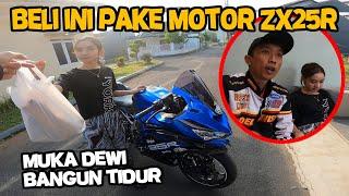 PERUT DEWI MAKIN BESAR DEWI NGIDAM PENGEN INI‼️ CHERRY AUTO BELI PAKE MOTOR ZX25R