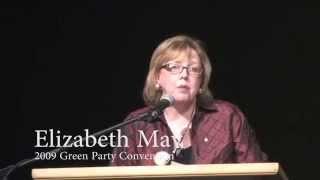 ELIZABETH MAY - How can she improve her speaking?