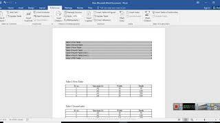 How to continue a Table over multiple pages in MS word