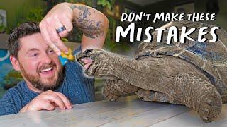 BEST PET TORTOISE CARE TIPS I Top 5 MISTAKES