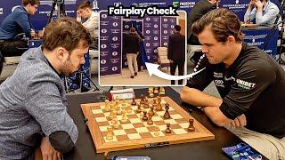 Magnus Carlsen was taken for a Fairplay check after this game  Brilliant Positional Chess