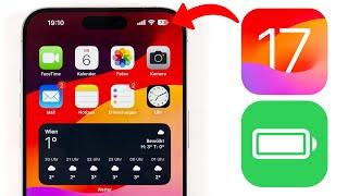 iPhone Akku Tipps unter iOS 17  So verlängerst du deine Akkulaufzeit