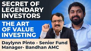 Secret Of Legendary Investors Art Of Value Investing by Daylynn Pinto Sr Fund Manager Bandhan AMC