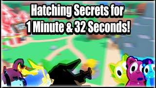 Hatching Secrets for 1 Minute and 32 Seconds in Pet Catchers