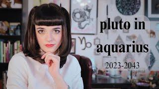 what does pluto in aquarius ACTUALLY mean?