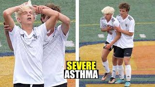 SEVERE ASTHMA ATTACK DURING SOCCER GAME ️
