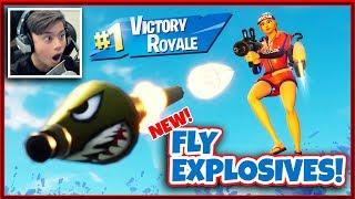 FORTNITE NEW GAME MODE - FLY EXPLOSIVES Victory Royale  I Am a Pro