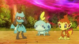 Ashs Lucario & Gohs Inteleon Devolve Back To Riolu & Sobble  Pokemon Journeys Episode 90.