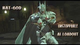 Injustice 2 - Unstoppable AI Loadout Bat-God vs Highest Difficulty Boss