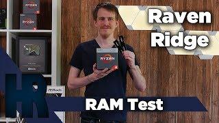 AMD Raven Ridge Ram Test - Arbeitsspeicher Einstellungen verglichen